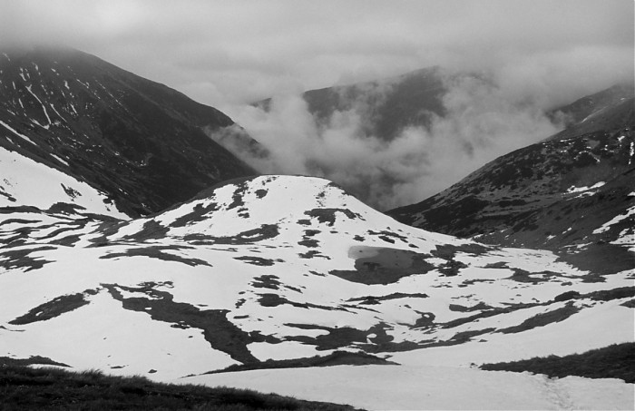 Tatry w bw